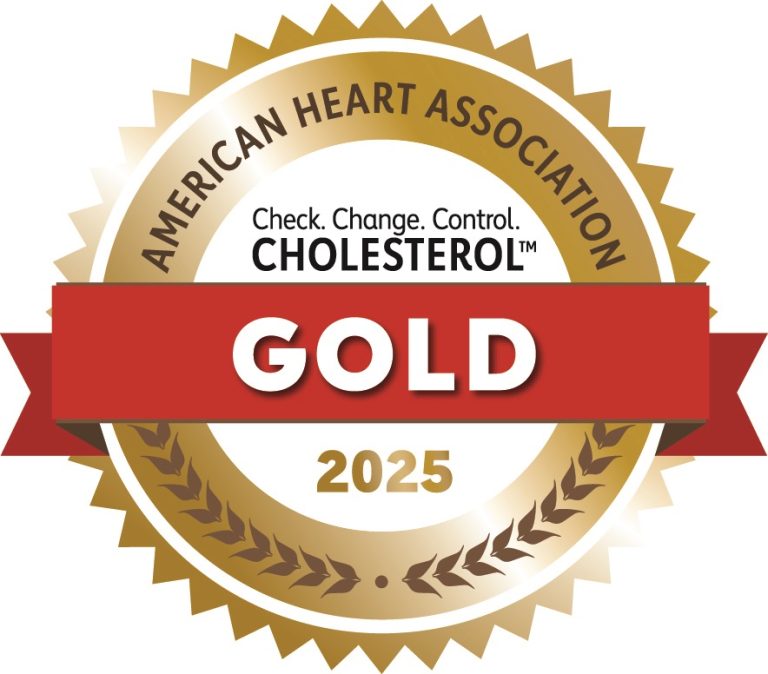 Cholesterol Gold Recognition Seal 2025